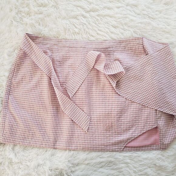 Showpo Women's Plus Size Faux Wrap Skirt - Picture 7 of 8